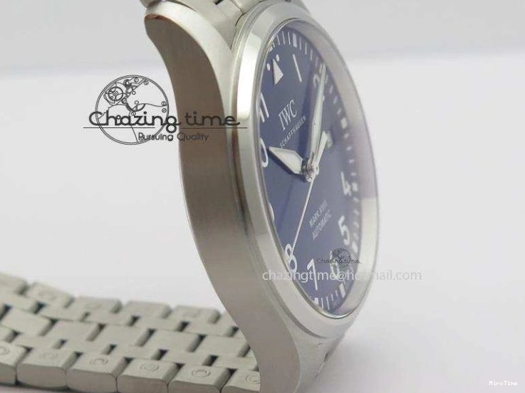 MIROTIME 0301 Durable Mark XVIII Le Petit Prince IW327004 SS Mk Maker Best Edition Blue Dial On SS Bracelet A 7297